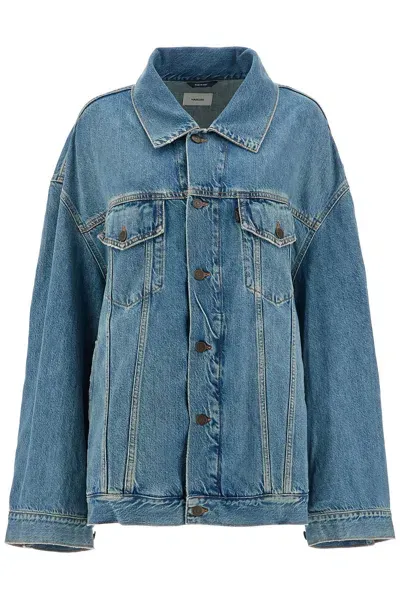 Haikure Giacca Oversize In Denim Janet In Blue