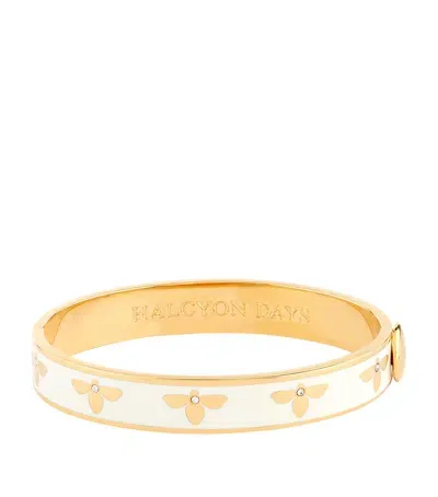 Halcyon Days Bee Bangle In Gold