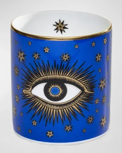 Halcyon Days Evil Eye Pen Pot In Blue