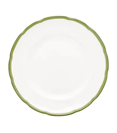 Halcyon Days Highgrove Audley Scalloped Plate In White