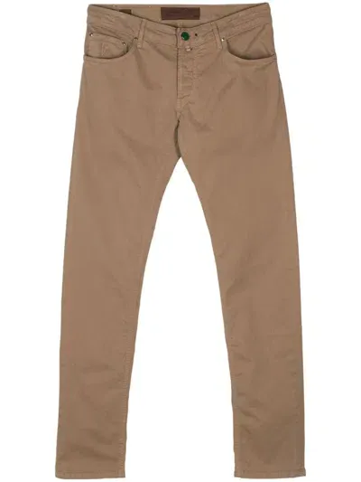 Hand Picked Orvieto Jeans In Brown