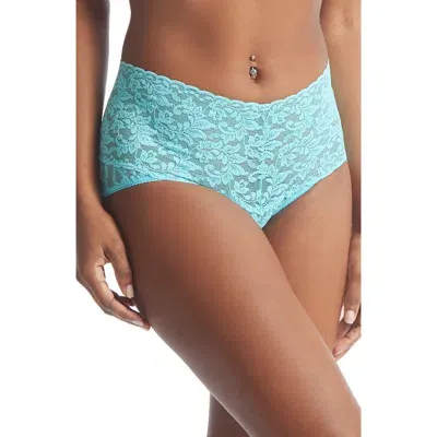 Hanky Panky Retro V-kini Briefs In Aquatic Blue