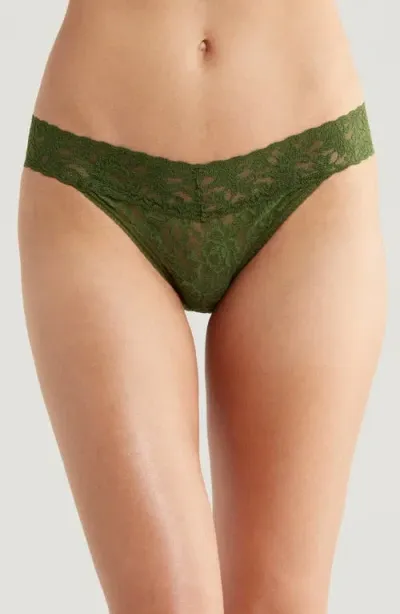 Hanky Panky Signature Lace Bikini In Green