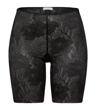 Hanro Floral Jacquard Tina Shorts In Black