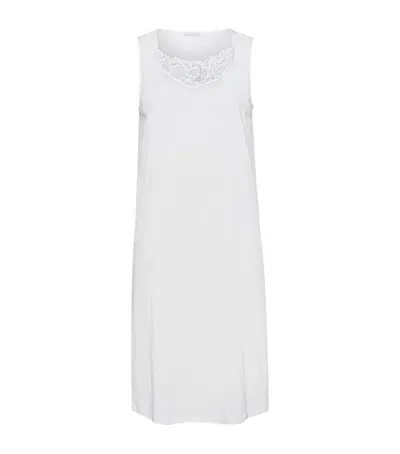 Hanro Pima Cotton Anne Nightdress In Ivory