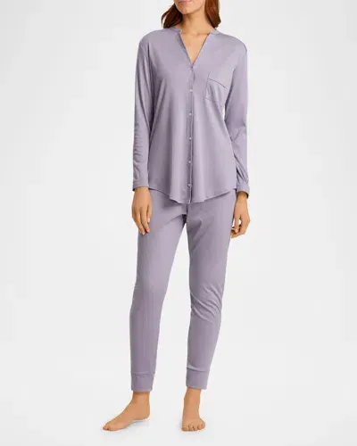 Hanro Pure Essence Pajamas In Lavender