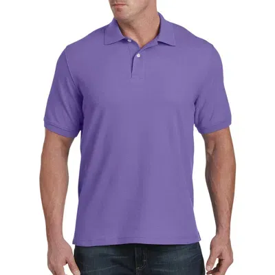 Harbor Bay By Dxl Piqué Polo Shirt In Chive Blossom