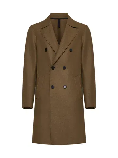 Harris Wharf London Coats In Shortbread