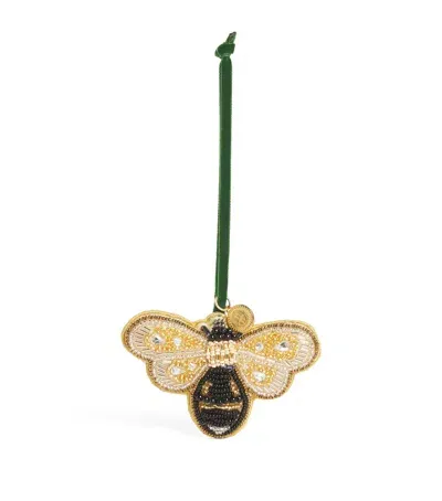 Harrods Beaded Bee Tree Decoration In Multi