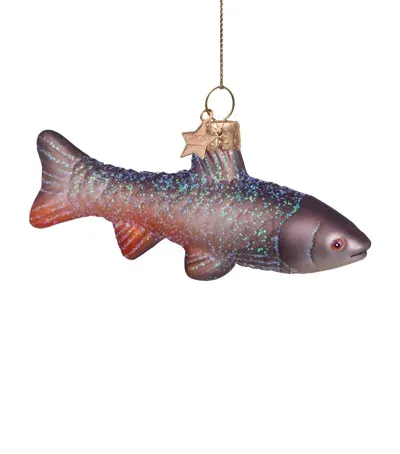 Harrods Carp Tree Decoration In Green