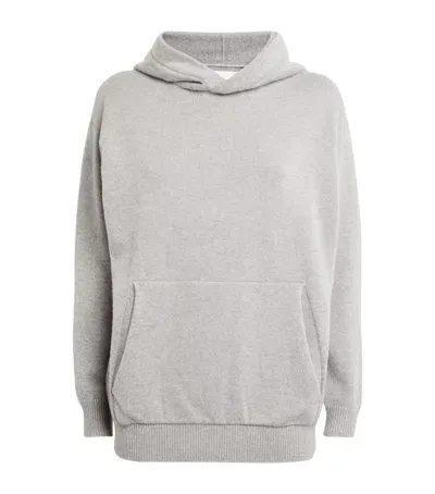 Harrods Cashmere Hoodie In Grey