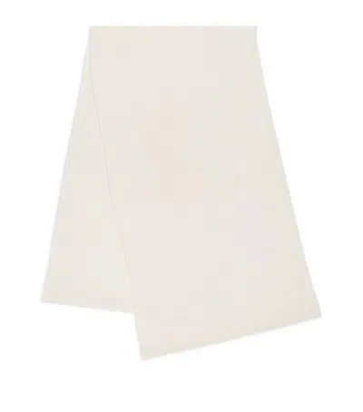 Harrods Cashmere Scarf In Ivory