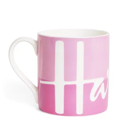 Harrods Ceramic Logo Mug In Purple