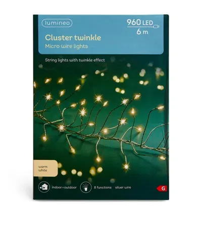 Harrods Cluster Twinkle Micro Wire Lights In Green