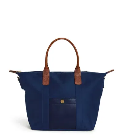 Harrods Grab Nylon Tote Bag In Blue