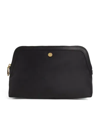 Harrods Large Nylon Wash Bag In Black