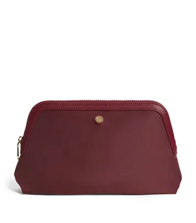 Harrods Large Nylon Wash Bag In Red