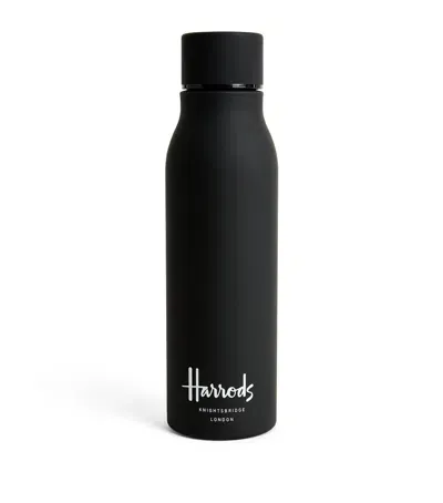 Harrods Logo Water Bottle In Black