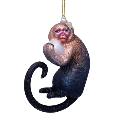 Harrods Macaque Tree Decoration In Brown