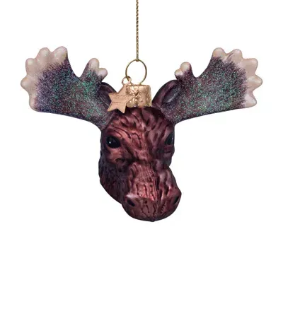 Harrods Moose Tree Decoration In Brown