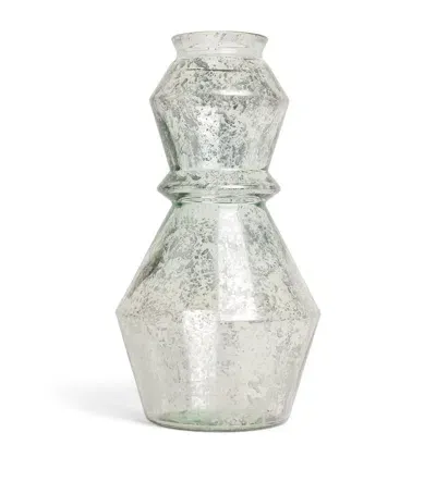 Harrods Recycled Glass Vase In Clear