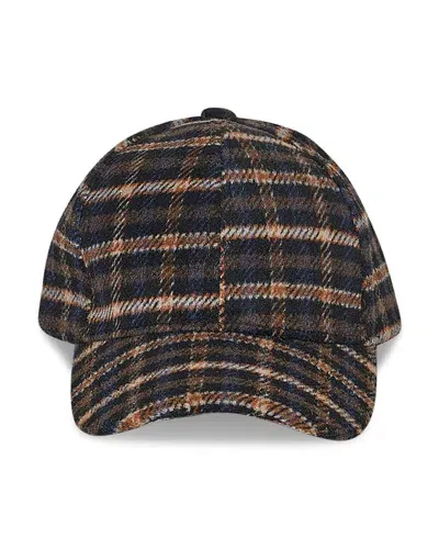 Hat Attack Everyday Plaid Cap In Brown