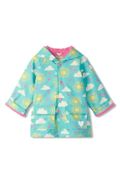 Hatley Babies'  Kids' Skies Waterproof Zip Jacket In Blue