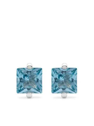 Hatton Labs Cubic-zirconia Stud Earrings In Silver