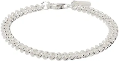 Hatton Labs Silver Mini Cuban Chain Bracelet