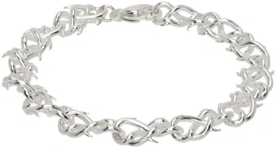 Hatton Labs Silver Thorn Link Bracelet