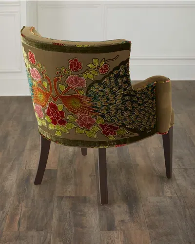 Haute House Refined Simplicity Sage Peacock Chair