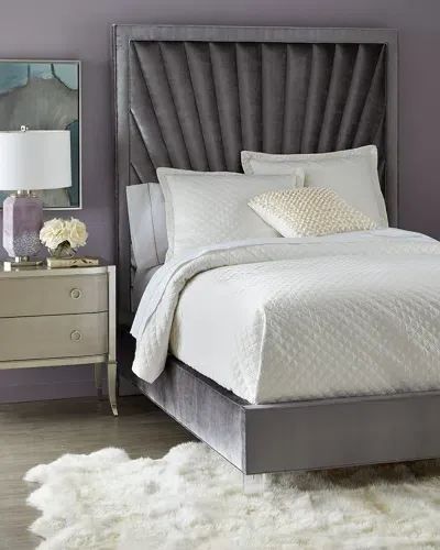 Haute House Starla King Bed In Slate