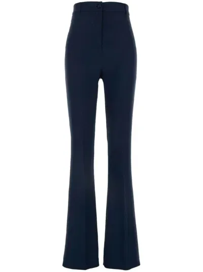 Hebe Studio Georgia Trousers In Navy|navy