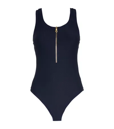 Heidi Klein Core Racerback One-piece Swimsuit In Navy