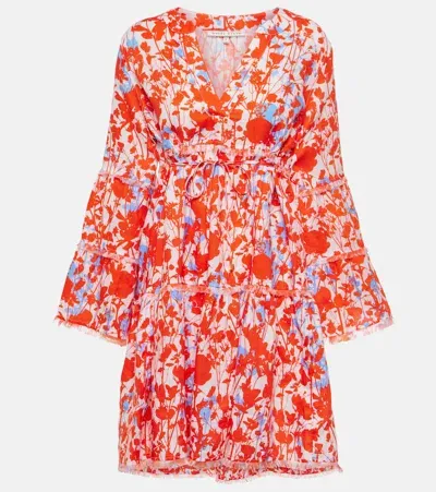 Heidi Klein Deia Floral Linen Kaftan In Prt