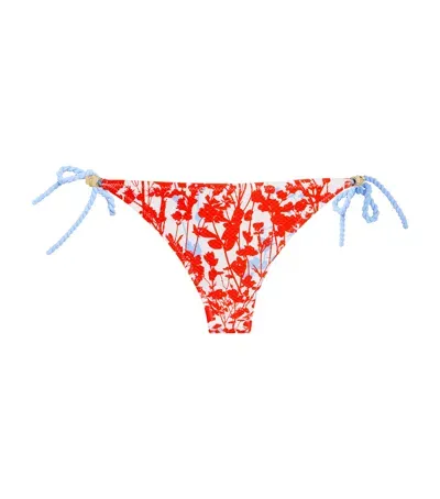 Heidi Klein Reversible Bikini Bottoms In Red