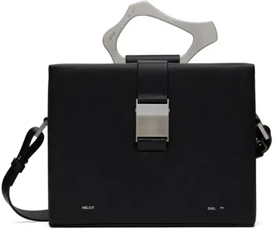 Heliot Emil Black Excluse Box Bag