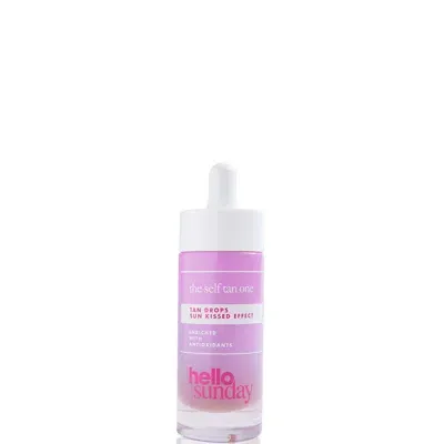 Hello Sunday The Self Tan One Tanning Drops With Vitamin C 30ml In White