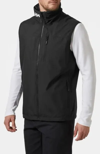 Helly Hansen Crew 2.0 Waterproof Sailing Vest In 990 Black