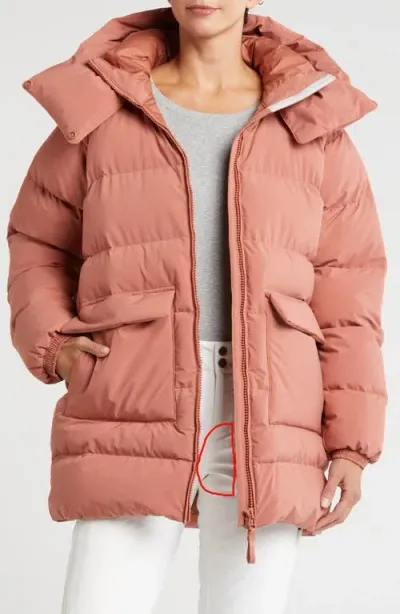 Helly Hansen Ellie Puffy Insulated Parka In 084 Cedarwood