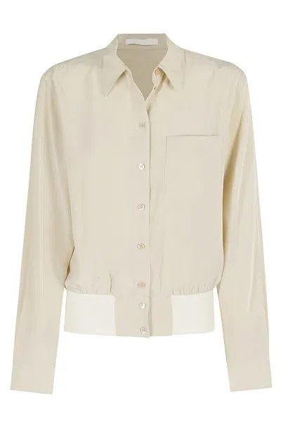 Helmut Lang Bomber Cl Shirt In Beige