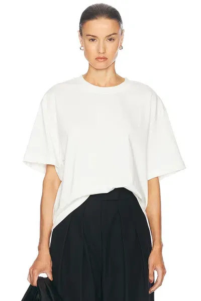 Helsa The Boxy Tee In Natural White