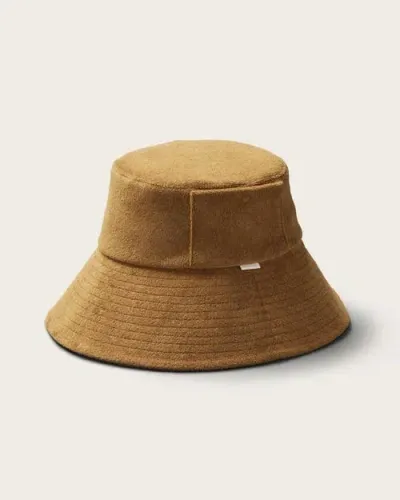 Hemlock Marina Wide Brim Bucket Hat In Coyote Brown