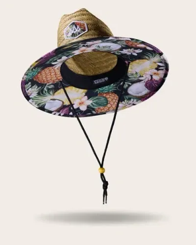 Hemlock Nightcap Straw Lifeguard Hat In Multi