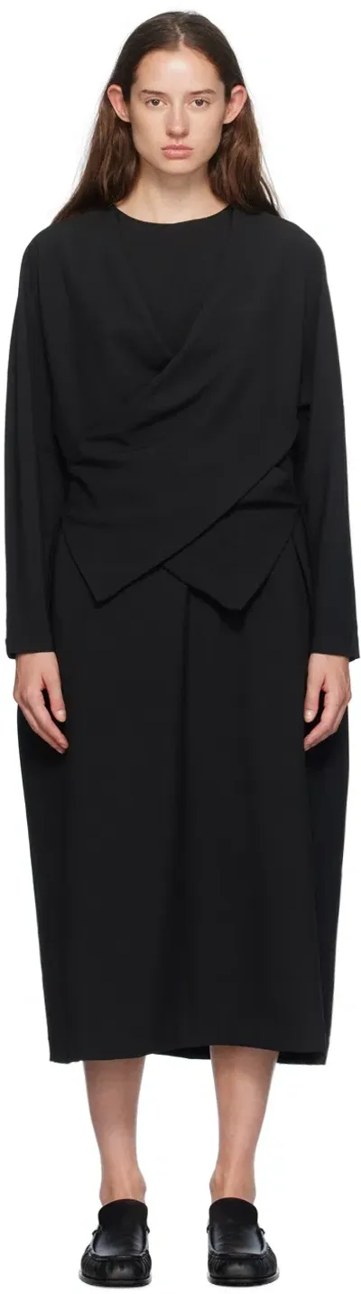 Henrik Vibskov Black Hazi Midi Dress