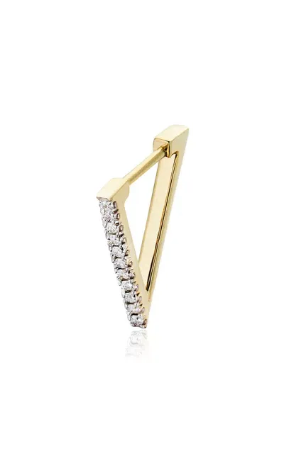 Her Story 14k Gold Diamond Single Earring