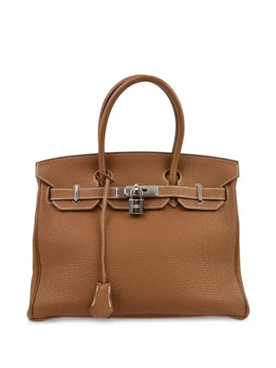 Pre-owned Hermes 2014 Birkin 30 Handbag In Brown