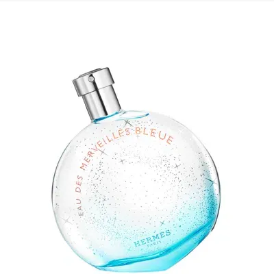 Hermes Eau Des Merveilles Bleue Eau De Toilette 50ml In White