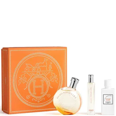 Hermes Eau Des Merveilles Eau De Toilette 50ml Gift Set In White