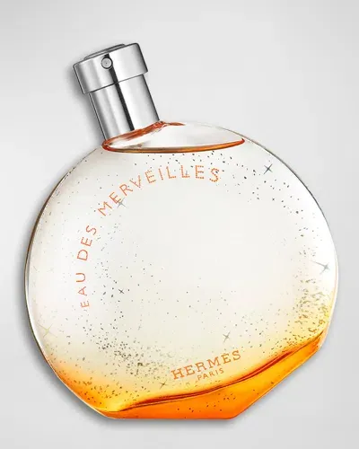 Hermes Eau Des Merveilles Eau De Toilette Natural Spray, 3.3 Oz. In White